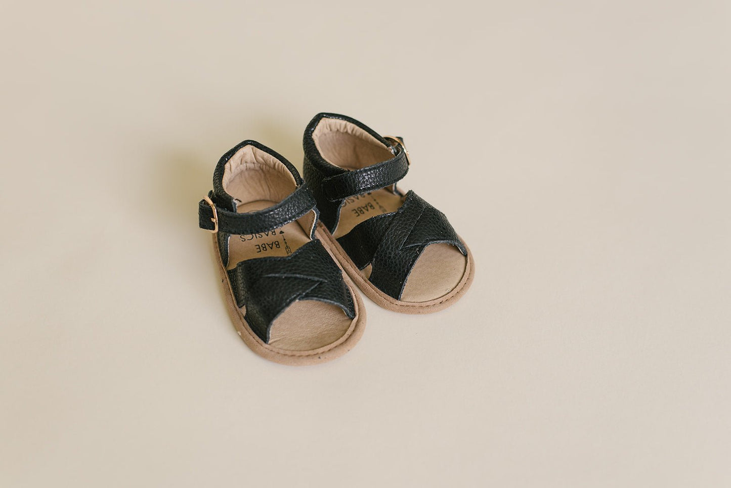 Black Leather Sandals - Nest & Nurture