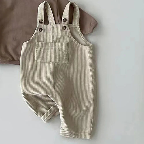 Corduroy overall Romper