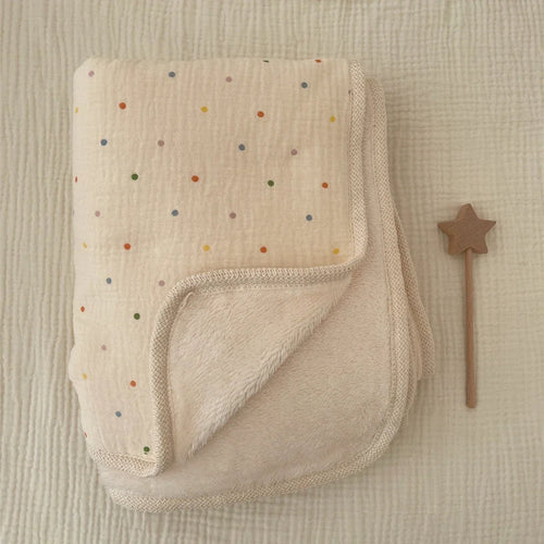 Muslin Cotton & Fleece baby blanket