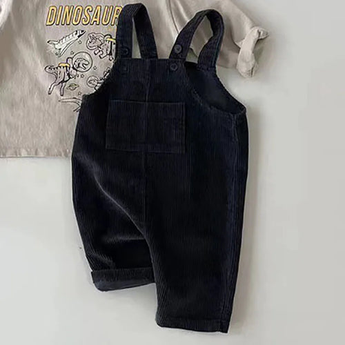 Corduroy overall Romper