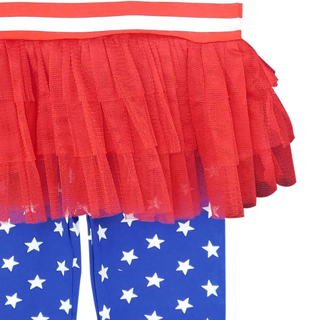 Big Little Girls' 4th of July Romper