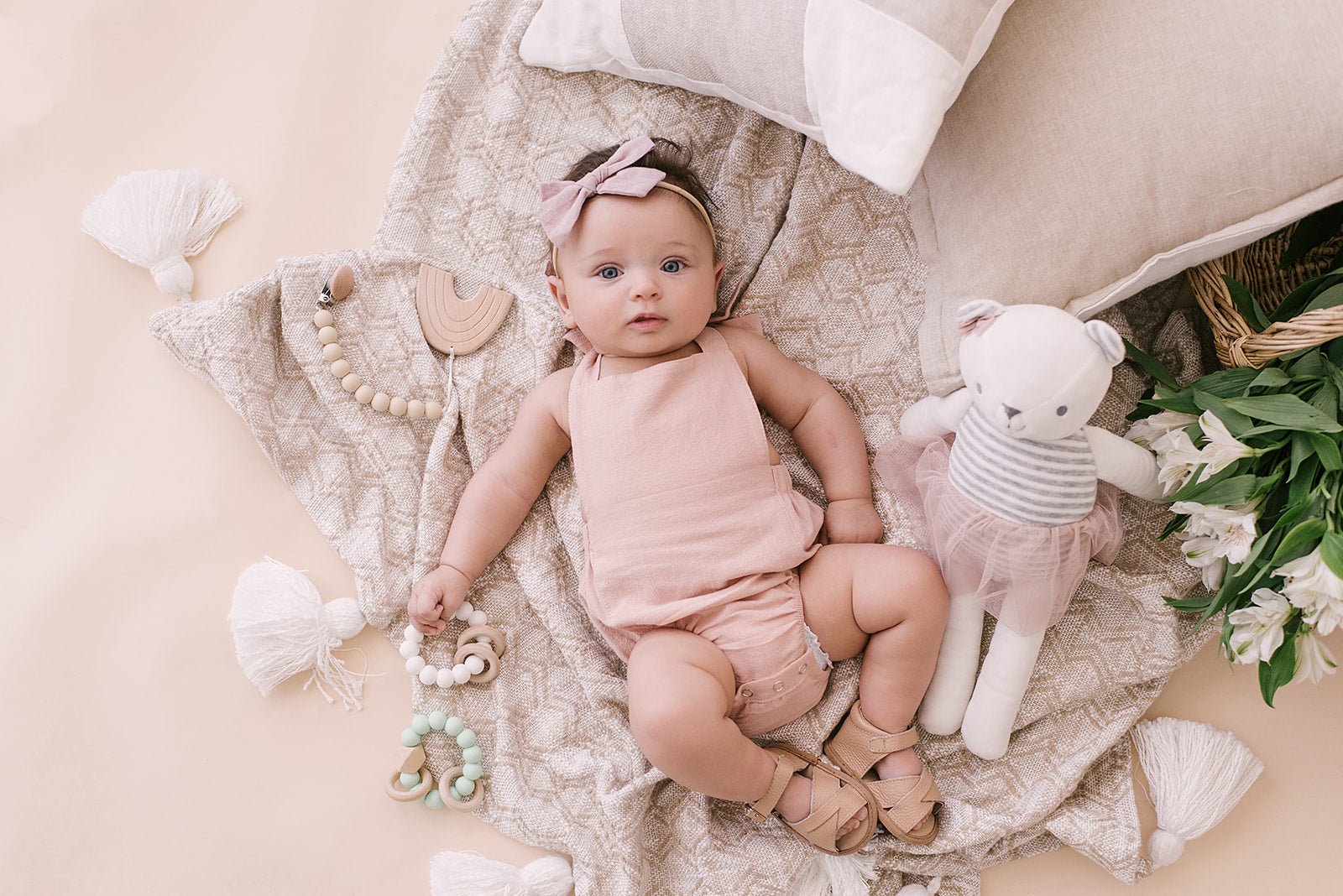 Blush Halter Romper - Nest & Nurture