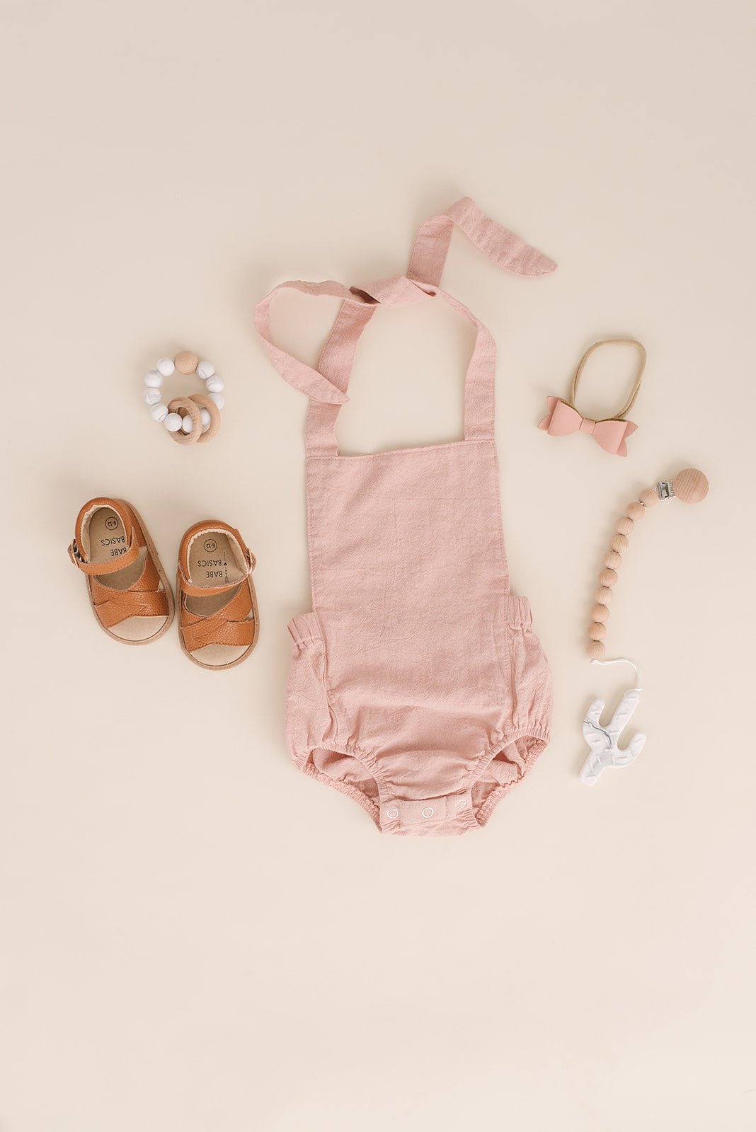 Blush Halter Romper - Nest & Nurture