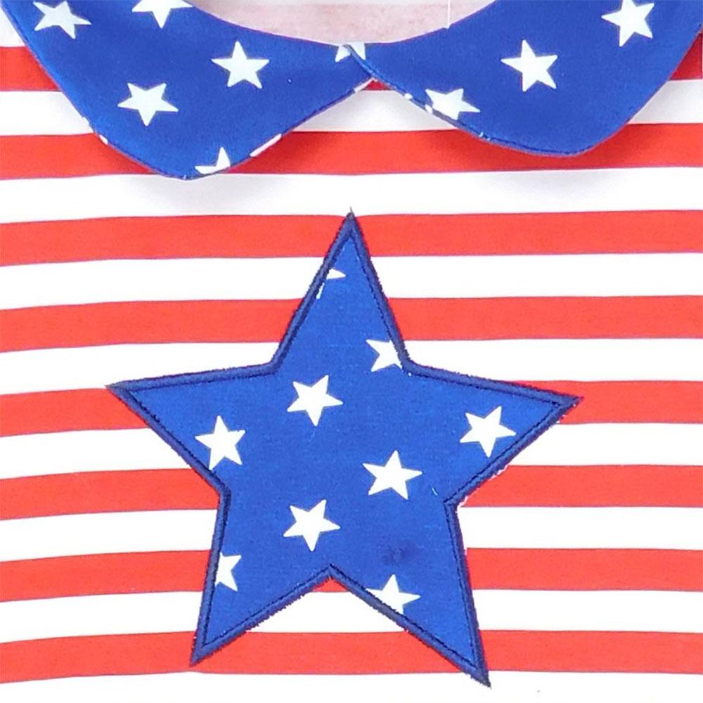 Big Little Girls' 4th of July Romper