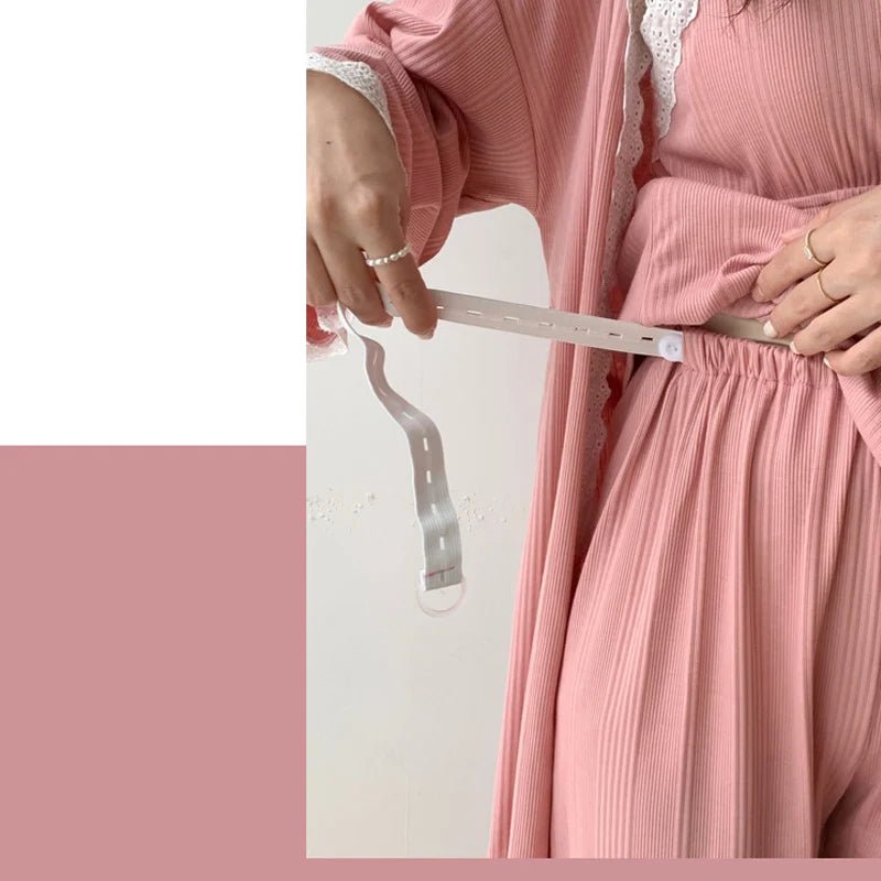 Maternity Pajamas Three - piece Set - Nest & Nurture